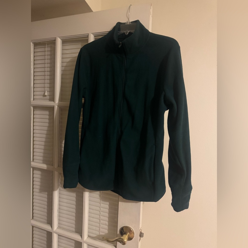 Old Navy Dark Green Full-Zip Jacket